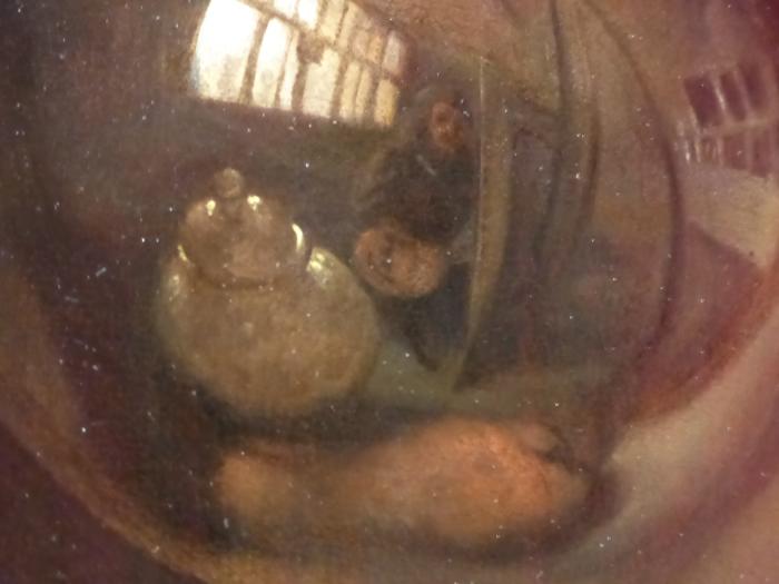 Pieter Gerritsz van Roestraten, 'A Vanitas,' detail. Copyright image Frances Spiegel with Permission from Royal Collection Trust. All rights reserved.
