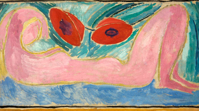 Painting shows Bell's innovative approach to depicting the female form. Image courtesy of Swindon Museum and Art Gallery. Copyright The Estate of Vanessa Bell, courtesy of Henrietta Garnett. All rights reserved.