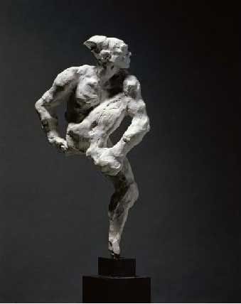 Auguste Rodin was so impressed with Ninjinsky's musculature that he made this sculpture.
