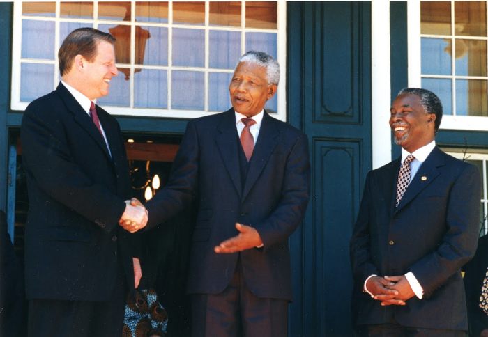 U.S. Vice President, Al Gore | South African President, Nelson Mandela | South African President, Thabo Mbeki (Successor to Nelson Mandela)