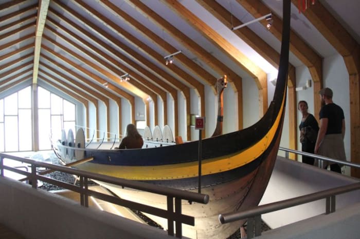 This longboat is from the Viking museum at Schleswig, which is located near the ancient settlement of Haithabu