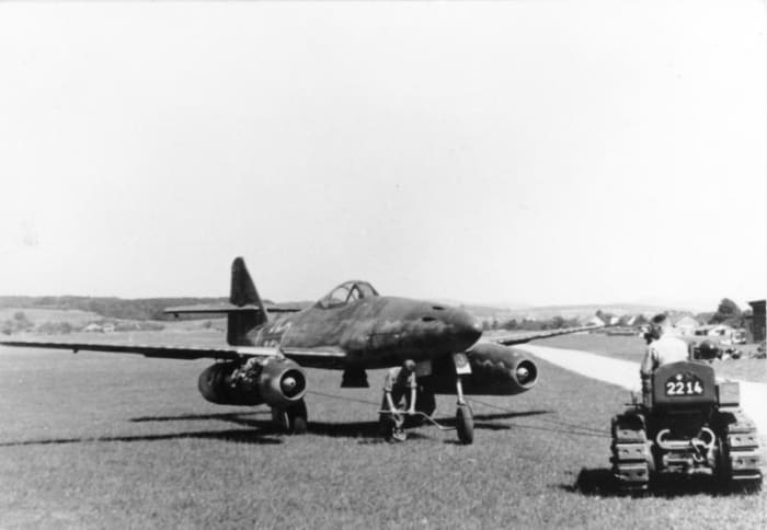 The German Messerschmitt Me-262 the best fighter in the Second World War could approach speeds of over 600mph. At least 100 mph faster than any other fighter used in the war.