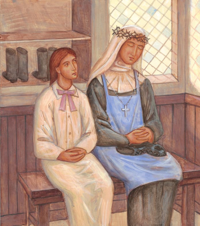 “I am simply telling the thing as I saw it. That bowed head was weighed under the crown of thorns.”