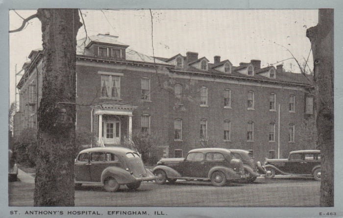 St. Anthony's as it appeared before the fire of April 4, 1949.