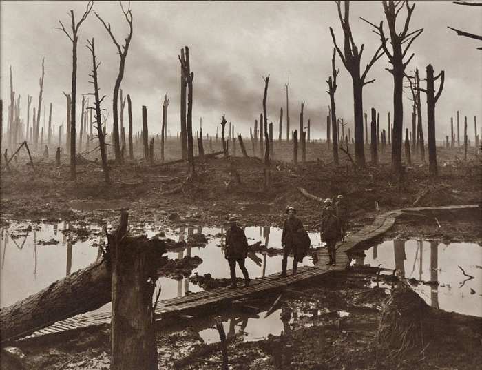 Many shells landed in mud the consistency of butter offering insufficient resistance to activate the impact detonators.