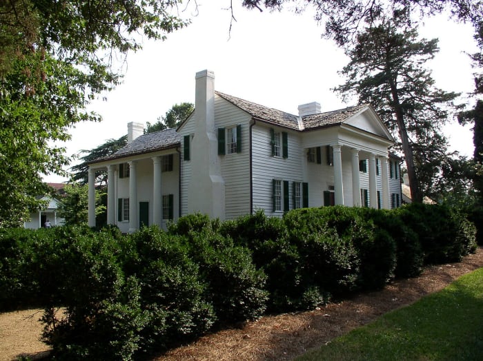 Calhoun's plantation called Fort Hill, South Carolina. The property is now known at the John C. Calhoun Mansion and Library and is a National Historic Landmark on the Clemson University campus.