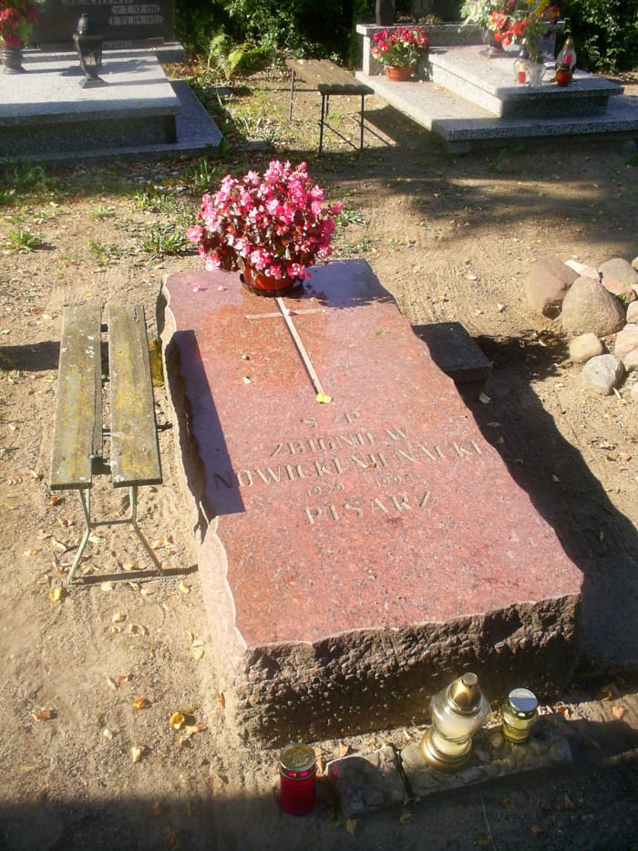 Zbigniew Nienacki's grave