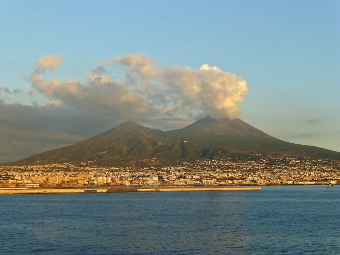 Mt. Vesuvius in Italy is high on any volcano watch list, because of the large number of people that live near the base of the volcano