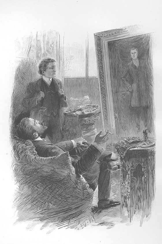 Eugene Dété (engraver, d. 1922) after Paul Thiriat (fl. c. 1900–1918) - Mississippi State University, College of Architecture Art and Design. Frontispiece to Oscar Wilde's “The Picture of Dorian Gray”, wood-engraved illustration