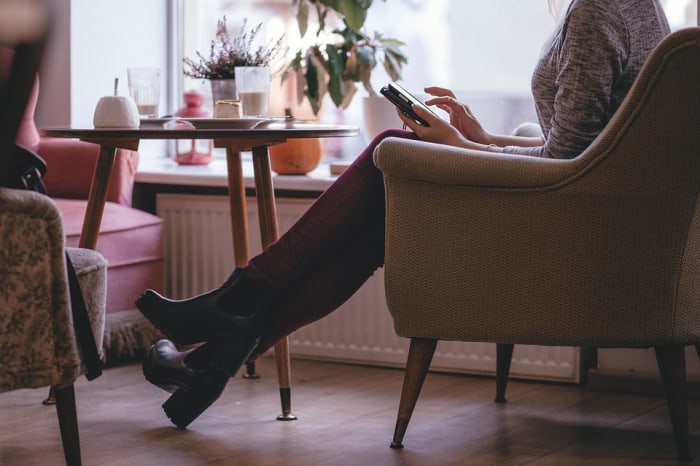 Smart phones, internet connected tablets, and other devices make it easy to disconnect from the real world and indulge in one's online life.