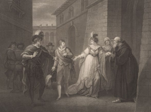Twelfth Night. ACT V. SCENE I. The Street. Duke, Viola, Antonio, Officer's, Olivia, Priest & Attendants.