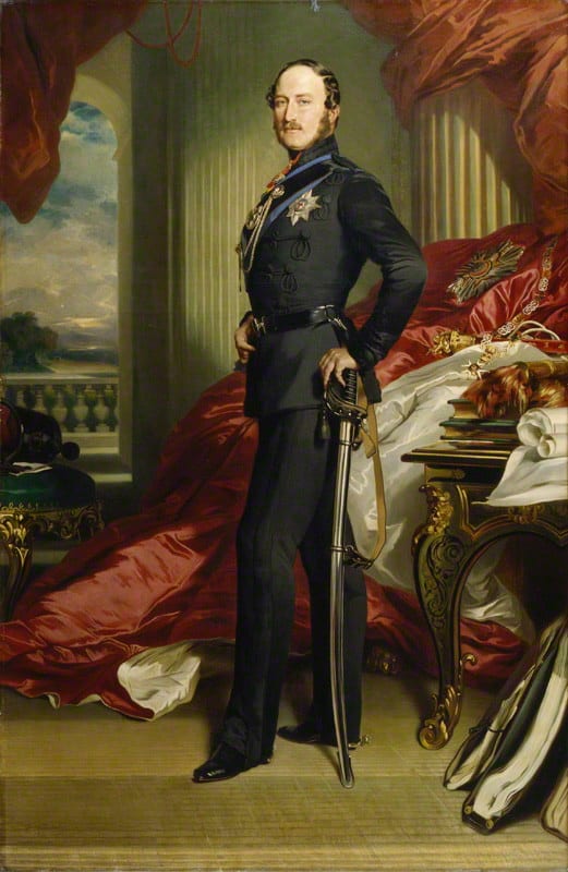 Prince Albert of Saxe-Coburg and Gotha, Consort to Queen Victoria who was much involved in the design of the Victoria Cross. Portrait by Winterhalter, 1859
