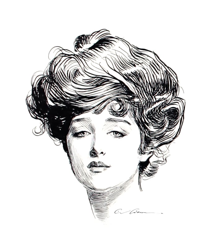 The Most Iconic Gibson Girl, Irene Langhorne.