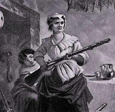 When British soldiers invaded her home, Nancy managed to seize on of their guns and killed one man and captured the rest.