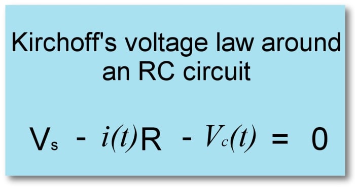 RC Circuit Formula Derivation Using Calculus - Owlcation