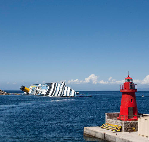 Thirty-two people died on the half-submerged Costa Concordia. Her captain, Francesco Schettino, received a 16-year prison sentence.
