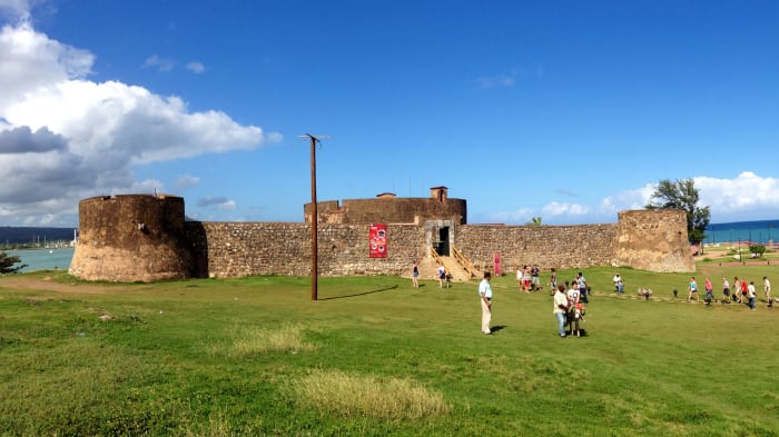 Fortazela San Felipe, the Spanish fort guarding Puerto Plata which was captured by US Marines and sailors during the Quasi War.