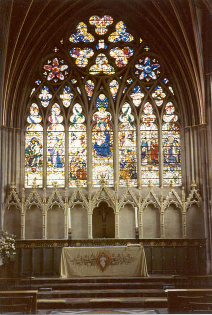 Another beautiful window in Exeter Cathedral, where HMS Exeter is constantly remembered