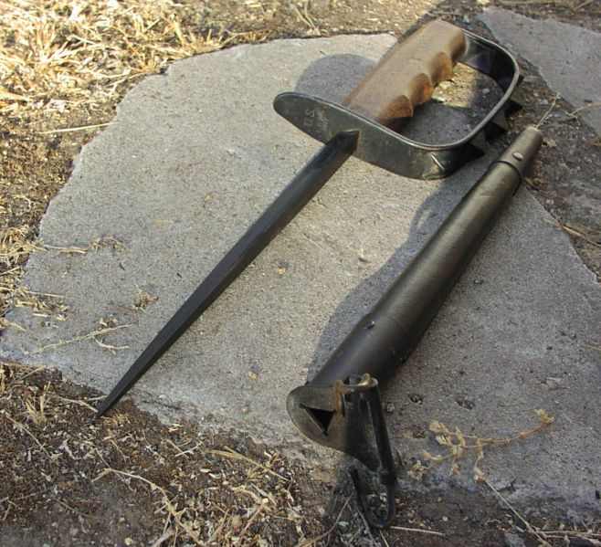 The M1917 version of the US Army trench knife.