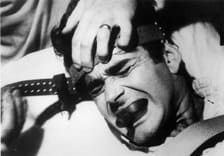 This man undergoes "electric shock therapy" which was used historically on both mental patients and gay people.