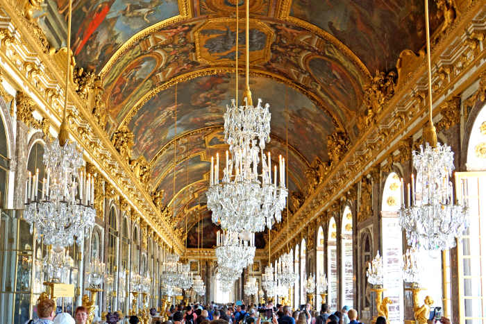 The Original Hall of Mirrors at the Palace of Versailles