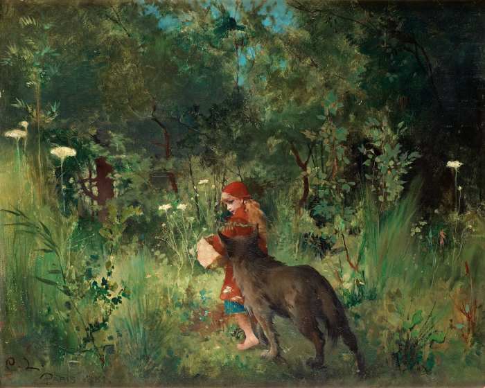 Little Red Riding Hood and Wolf