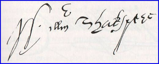 The autograph of William Shakespeare is considering by many experts to be the most valuable in existence.