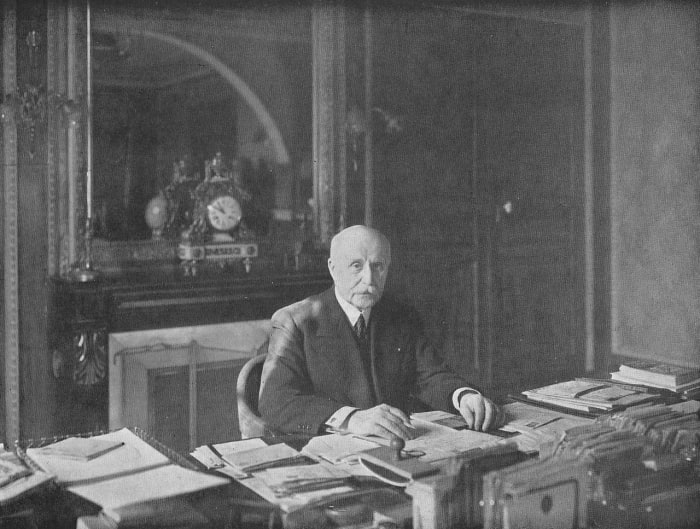 Henri Philippe Petain the hero of Verdun 30 years after the battle, now the Marshal of France who adopted the defense first strategy.