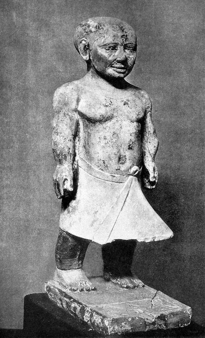 A limestone statue of Khnumhotep