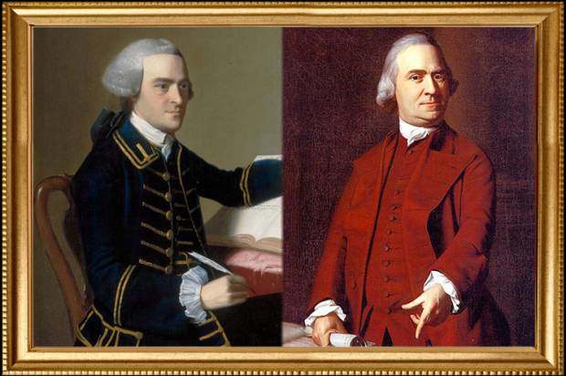 As the American Revolution approached, John Hancock and Samuel Adams became co-conspirators in the ouster of the British from Boston.