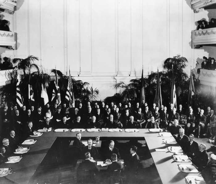 The Washington Naval Treaty led to limitations on the Royal Navy's capital ship fleet, but it had already greatly reduced it in response to financial problems.