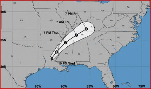 After leaving southern Texas in shambles, the hurricane was downgraded to a storm but still managed to wreak havoc as it moved diagonally across the United States before crossing the border into Ontario, Canada.