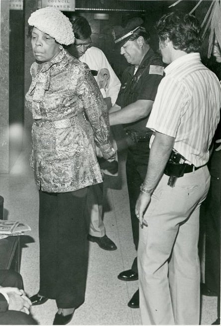 In 1980 Cornelia Crenshaw was arrested for protesting at a Memphis City Council meeting. She was protesting the deaths of two church members who passed away as a result of a heat wave.