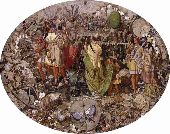 Contradiction: Oberon and Titania by Richard Dadd (1854-58) Scene from Midsummer NIght's Dream, courtesy of www.the-athenaeum.org via Wiki Commons