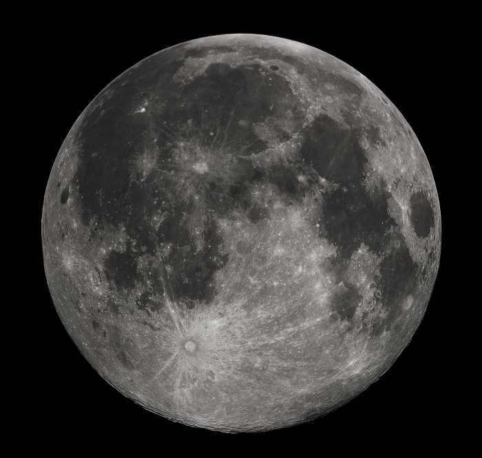 A Full Moon Up Close