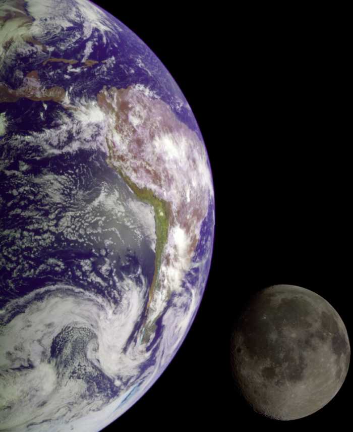 Yes, the Earth has a gravitational pull that keeps the moon within the pull of the Earth, which is why it circles the moon, not the other way around.