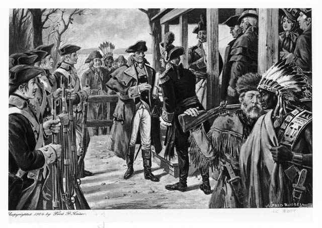 An artist's rendition of the Louisiana Purchase one hundred years after the fact Image Credit: Wikipedia