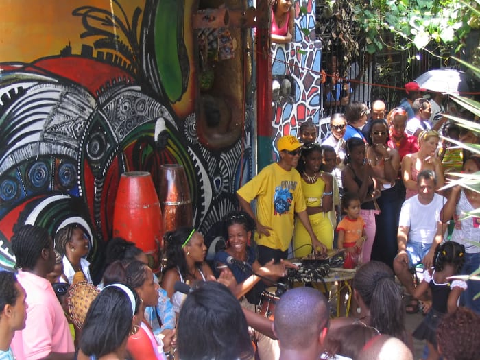 Afro-Latin Americans have greatly influenced the musical culture of the region. Havana, Cuba.