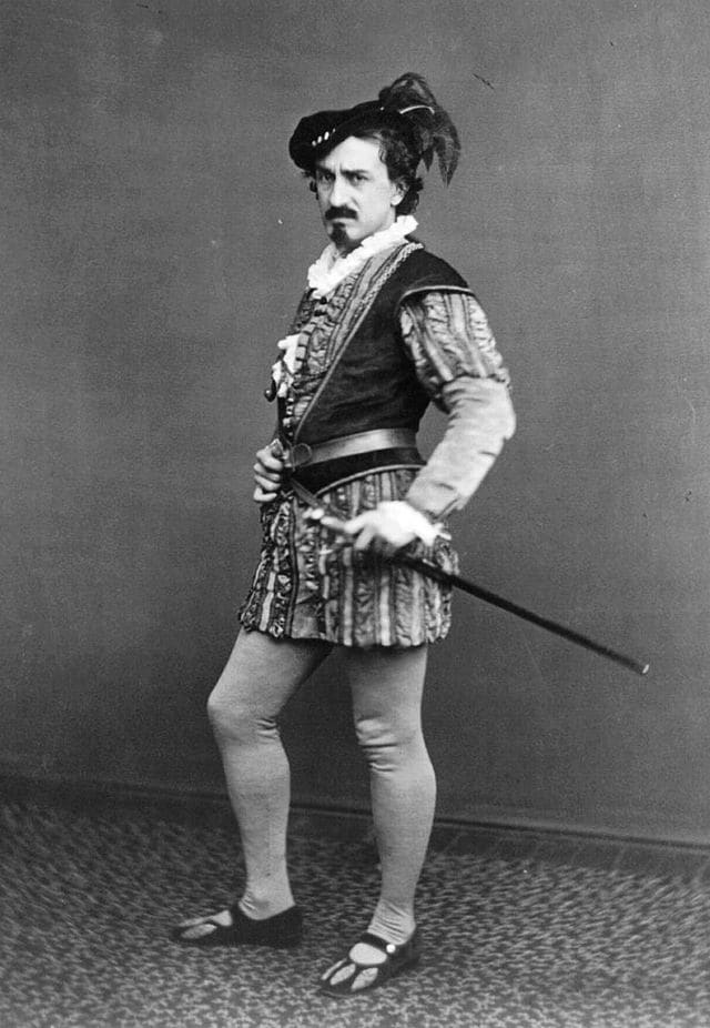 Photographic portrait of Edwin Booth as Iago in Shakespeare's Othello, The Moor of Venice, by J. Gurney & Son, N.Y., ca. 1870.