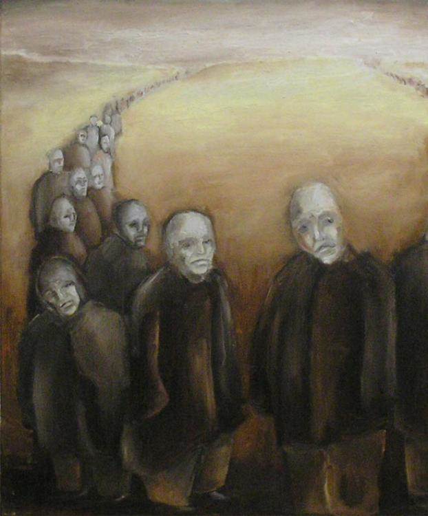 Expressionistic paintings and modern art are great discussion pieces for middle and high school students.