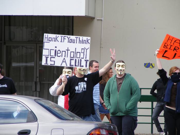 2008 Anti-Scientology Protest, Austin, Texas