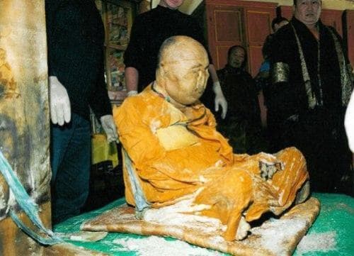 The Catholics call these bodies "incorruptible," but I'm not sure what the Buddhists would call them.