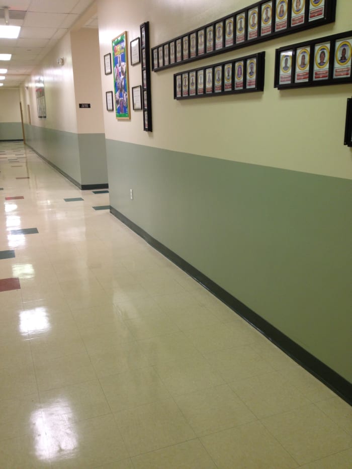 Consider the effect green has in a school hallway. How can you carry the emotional experience of harmony into the classroom?