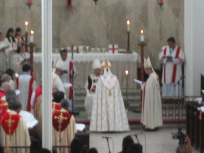 Installation of the 4th Archbishop of the Anglican Church in the Province of Southeast Asia on February 12th, 2012 at St. Thomas' Cathedral.