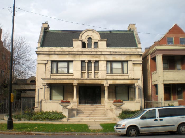 The King-Nash House (1901) at 3234 W. Washington Blvd. on the West Side, near Garfield Park.