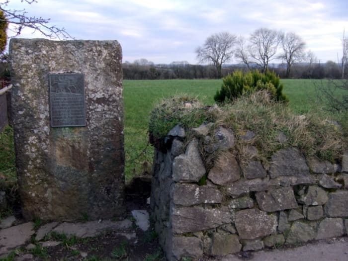 The memorial marks the spot where the Rebecca rioters destroyed the turnpike