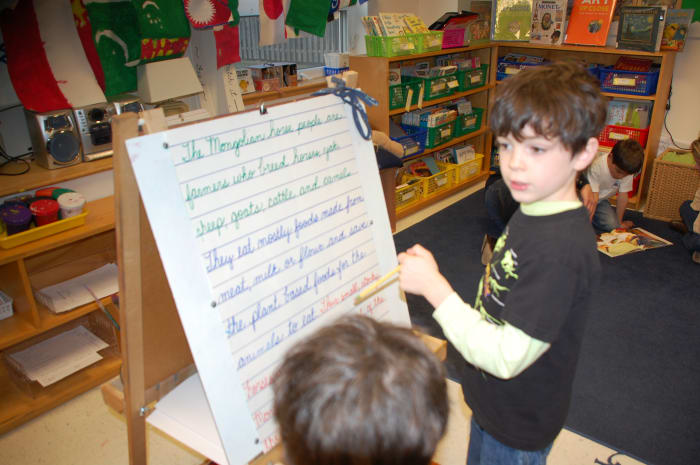 Self direction and individualized learning are two hallmarks of Montessori Education