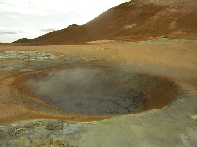 Solfatara Volcano in Italy.