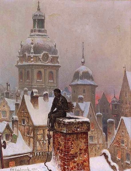In Charles Dickens' London, chimney sweeping was a dirty and dangerous job, often carried out by children as young as five years old who had been sold into slavery from the workhouse.