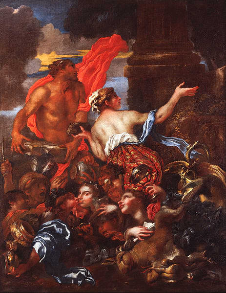 Deucalion y Pyrrha, Giovanni Castiglione, 1655